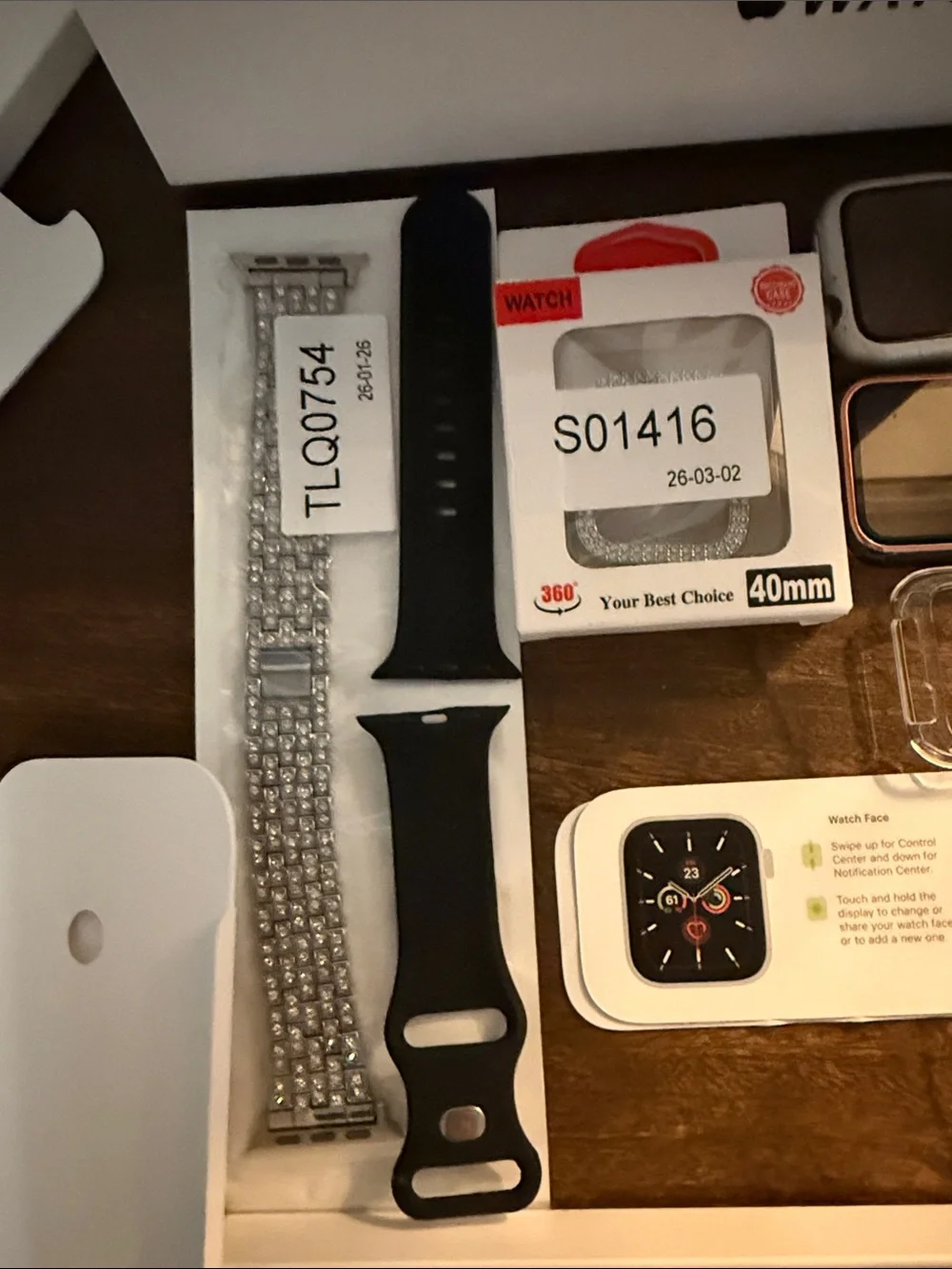 Apple Watch SE in Original Box w Charger and Band plus accessories